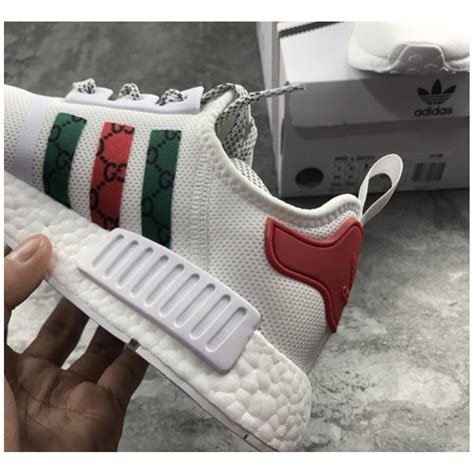 adidas x gucci nmd r1 black|Gucci X Adidas originals.